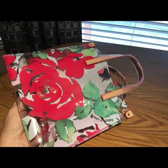 Dooney & Bourke Rose Garden Clear Lunch Tote - Picture 4 of 5